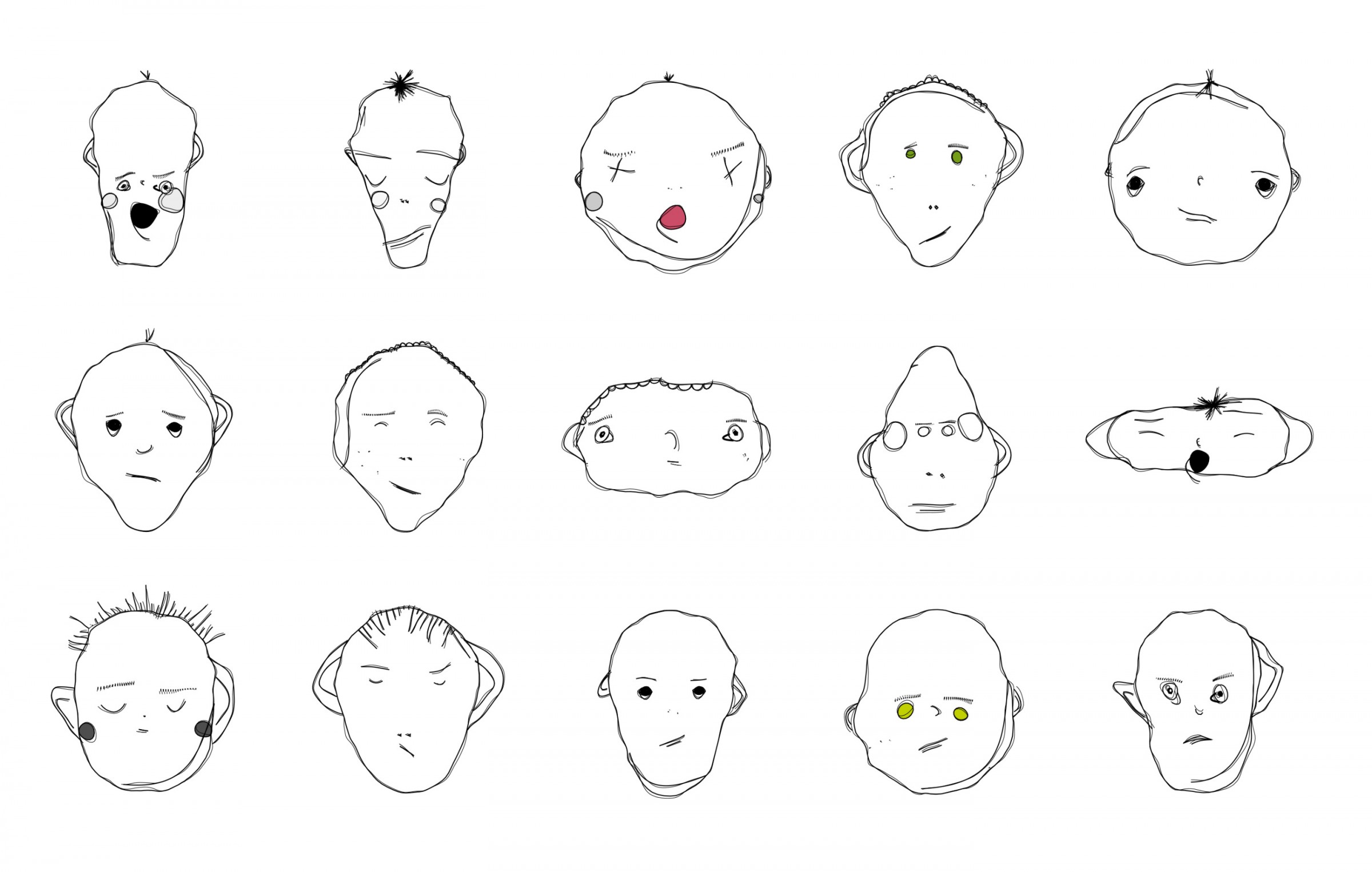 Weird Faces, 2012-13